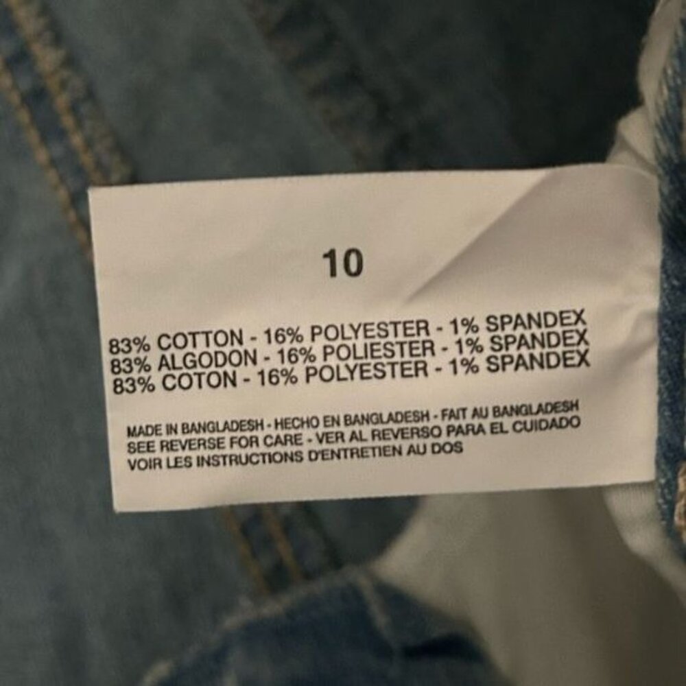 BandolinoBlu Sz 10 Stretch Cropped Denim Capri Jeans - Picture 5 of 16